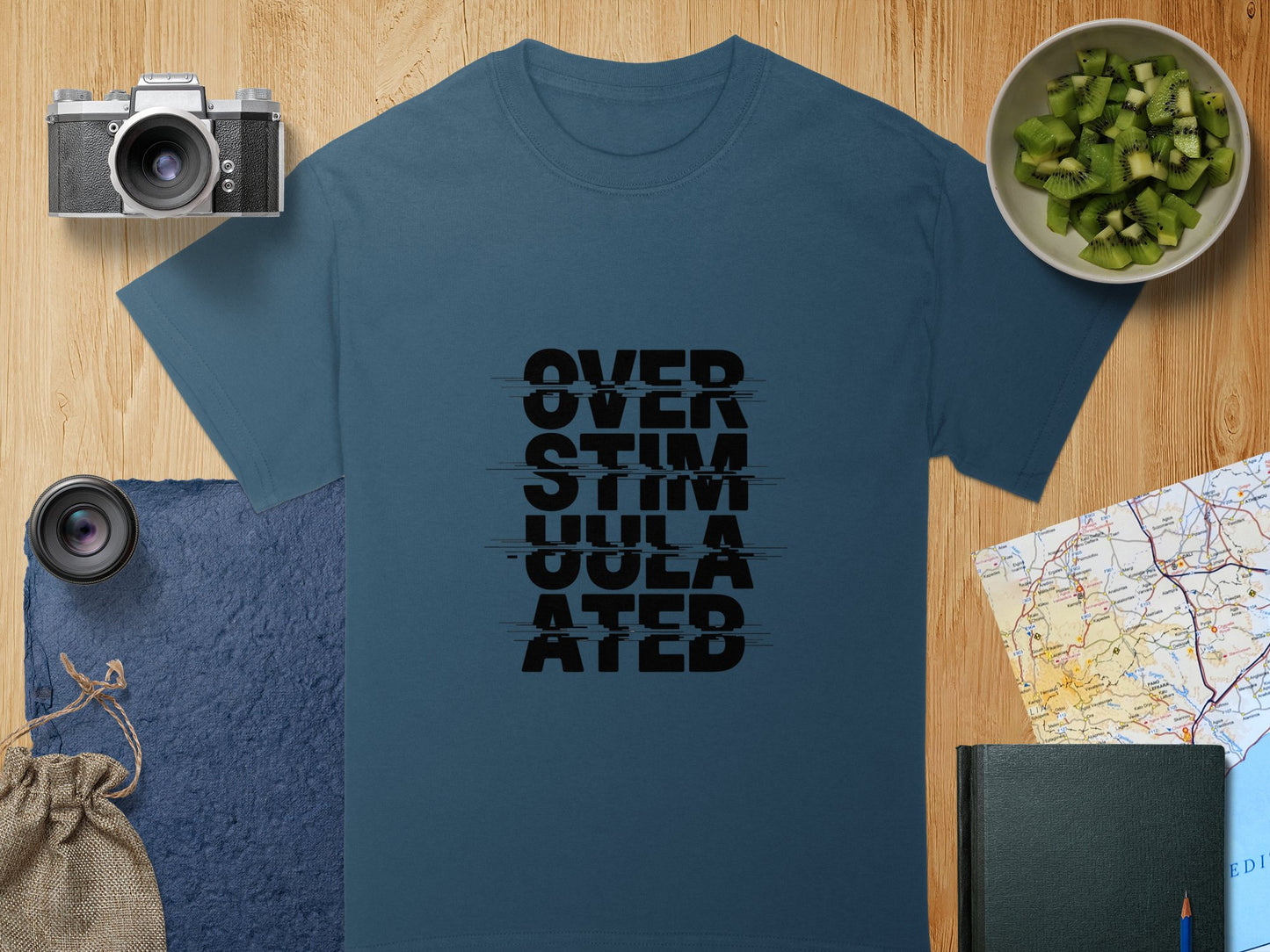 Overstimulated Graphic Tee for a Unique Product Type