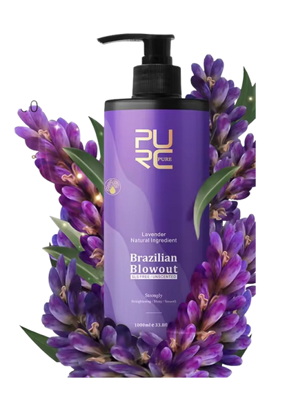 Lavender Keratin Hair Treatment Relaxer and Tamer