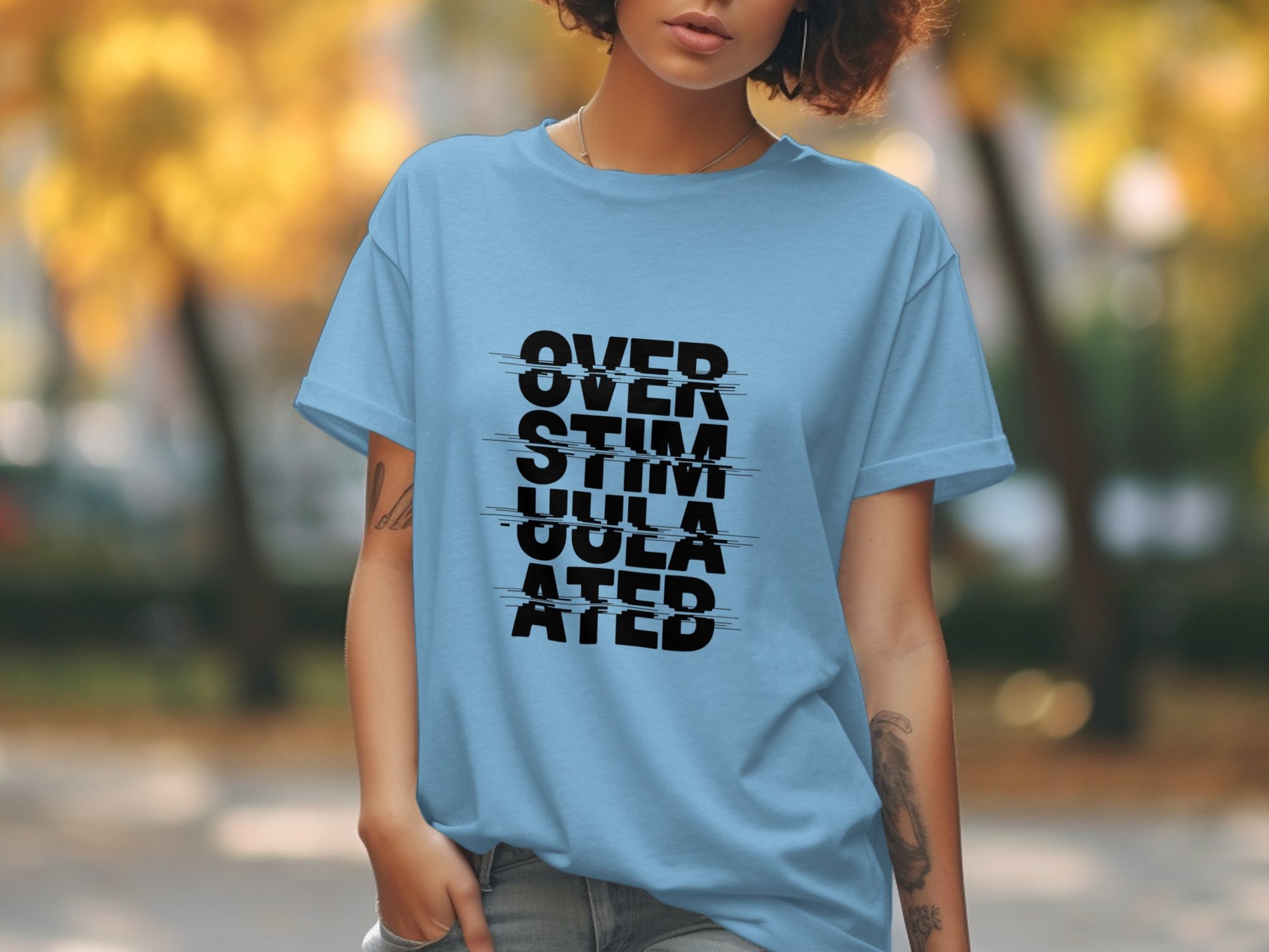Overstimulated Graphic Over Stimul Graphic Product Shirt