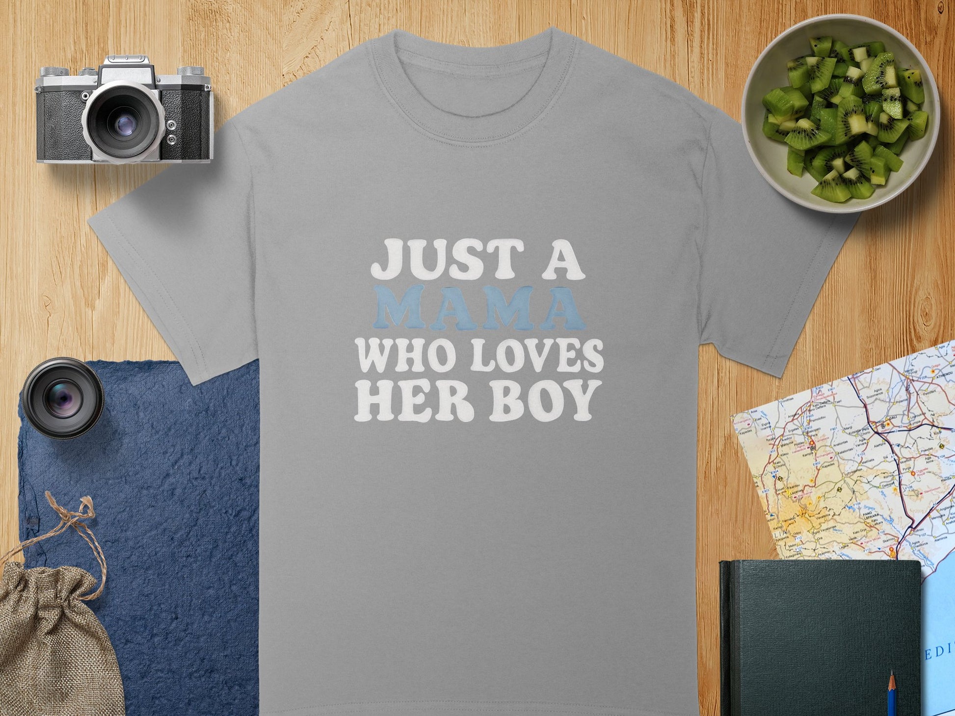 Just a Mama Who Loves Her Boy shirt product