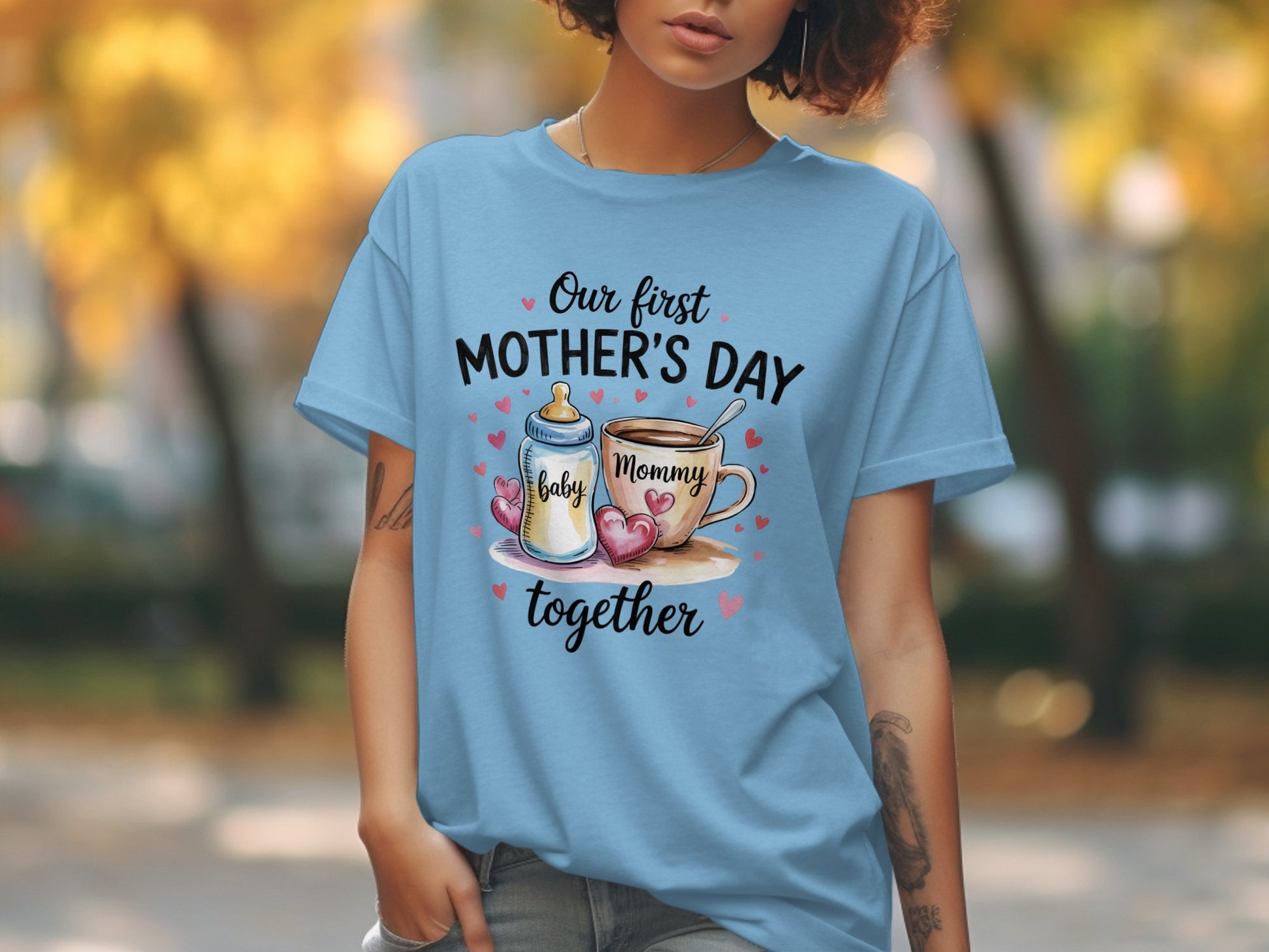 Our First Mother's Day Together Baby Mommy T-shirt product