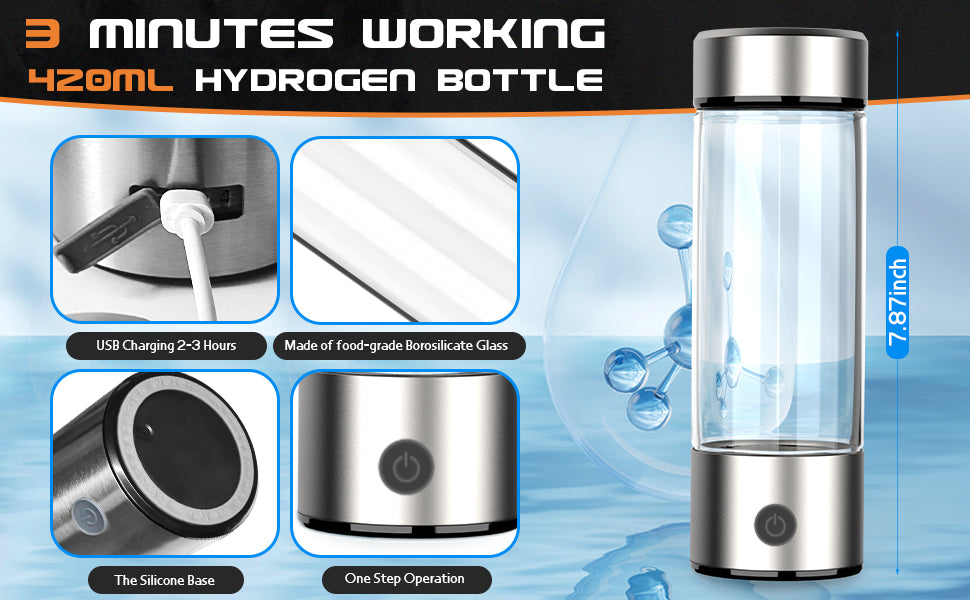 HydroBoost© Antioxidant Water Bottle