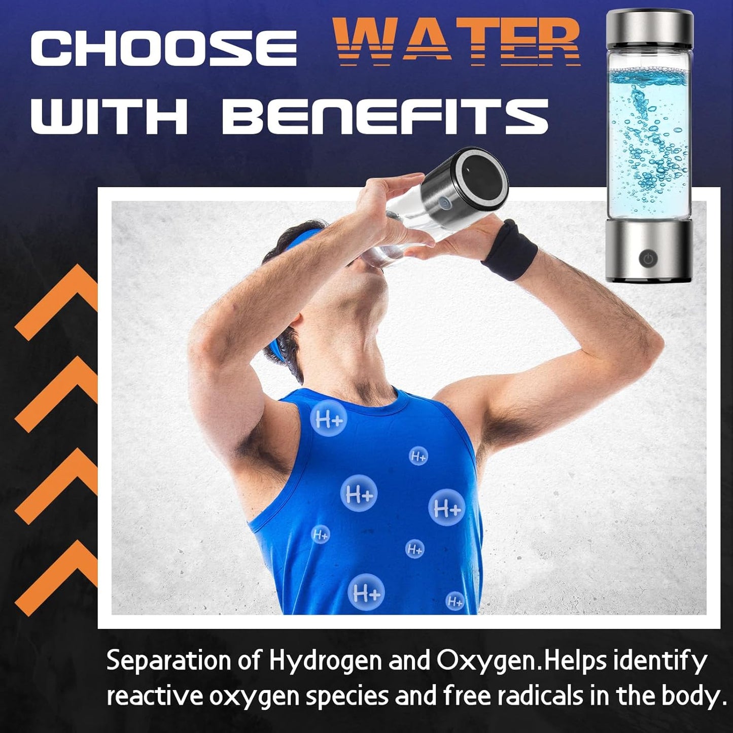 HydroBoost© Antioxidant Water Bottle